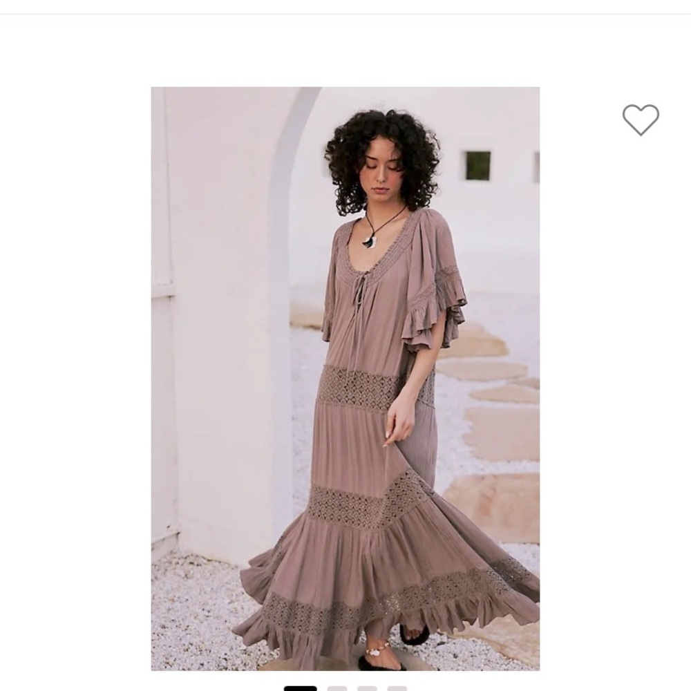 FREE PEOPLE
Dream On Maxi Dress - Petrified Wood fall revolve boho $149 resort